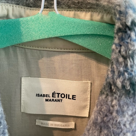 Isabel Marant blue plaid shirt jacket - Picture 2 of 5